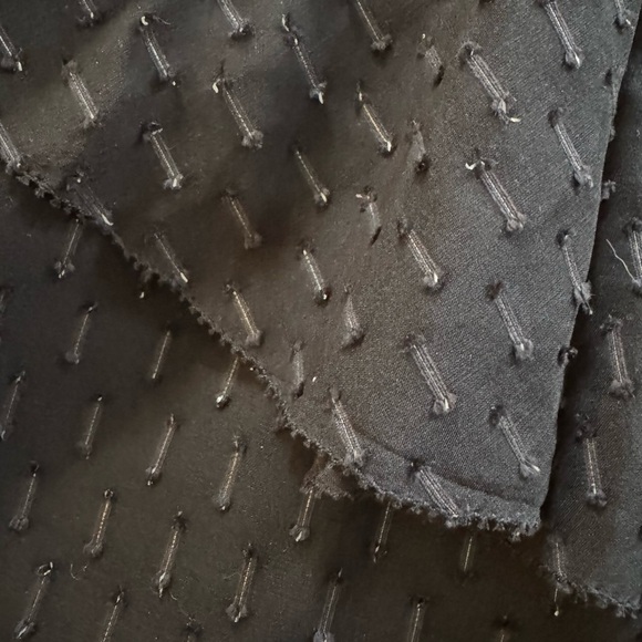 PAIGE Elegant Black Ruffle Top women’s size small - Picture 7 of 10